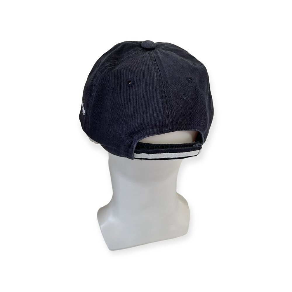 Totally Fine Blue Denim Fitted Embroidered Strapback Hat - Picture 4 of 7